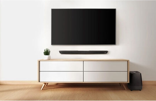 Polk Audio MagniFi 2 Soundbar 2.1 Bluetooth και HDMI 200W με Ασύρματο Subwoofer και Τηλεχειριστήριο Μαύρο