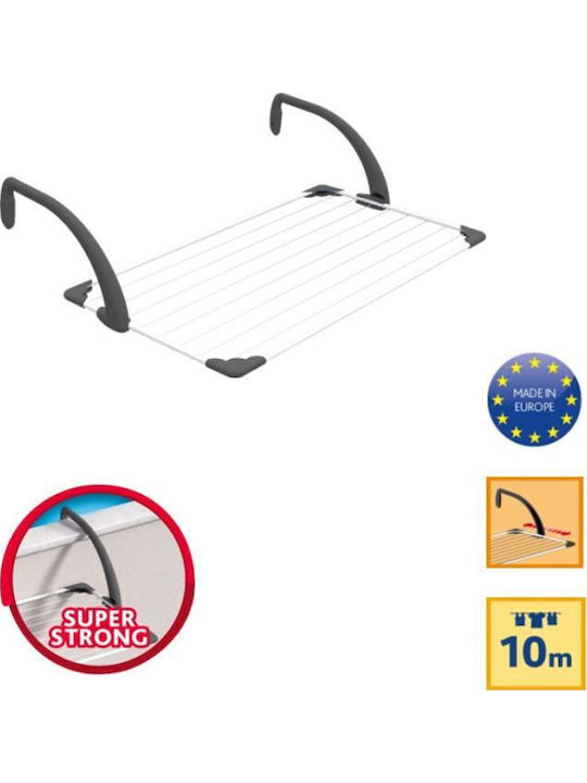 Vileda Brezza Metallic Hanging Balcony Railings with Hanging Length 10m