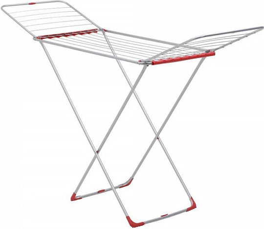 Chios Hellas Full Superior Aluminum Folding Floor Clothes Drying Rack with Hanging Length 18m