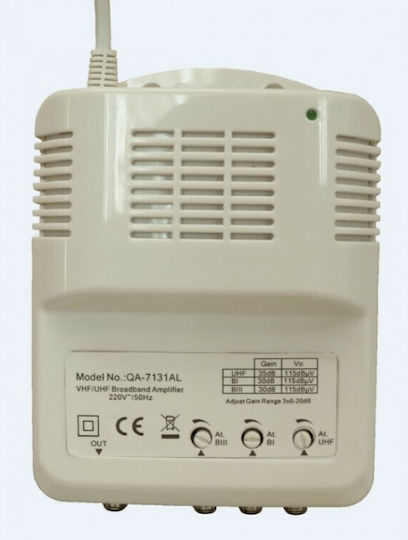 Jager QA-7131AL Κεντρικός Ενισχυτής Δορυφορικής
