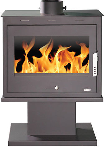 Syrios Knossos Steel Wood Stove 19kW Grey