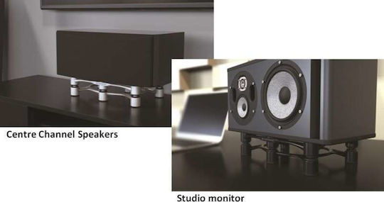 IsoAcoustics Speaker Stands Aperta 300 in Black Color