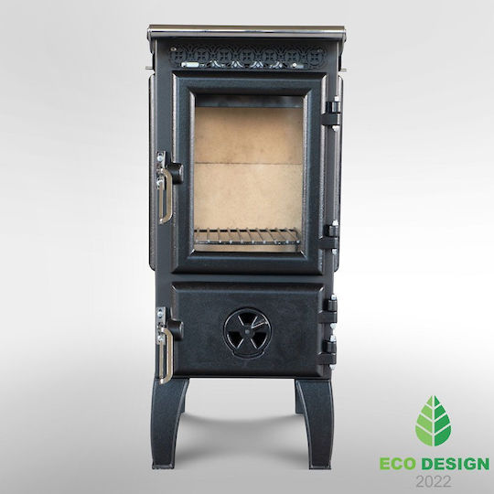 Caliskan 304-3D Oțel Soba pe lemne 7.2kW Gri