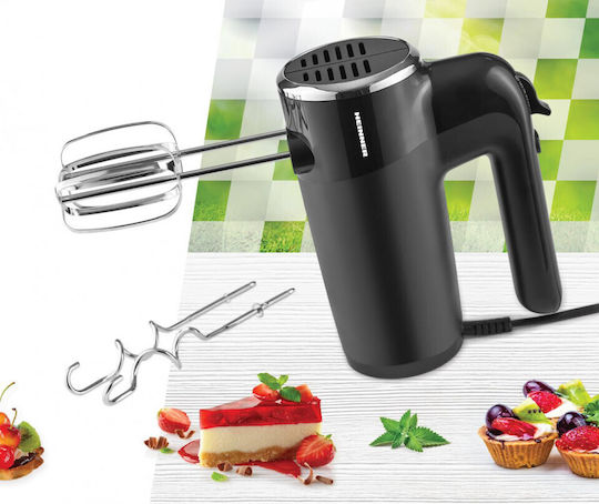 Heinner Миксер Ръчен 300W Черен