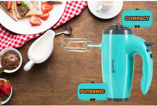 Hausberg Mixer Handmixer 300W Blau