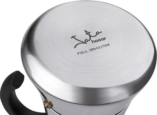 Jata CAX112 Odin Espresso-Kanne 12 Cups Edelstahl Silber
