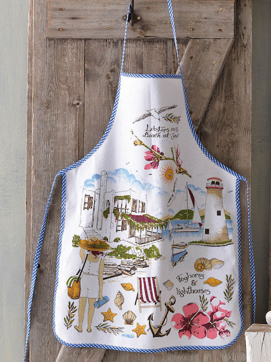 Rythmos Lighthouse Waterproof Apron Multicolour 70x50cm