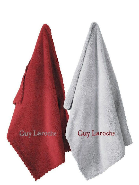 Guy Laroche Ποδιά Κουζίνας με Πιάστρα και Πετσέτα Γκρι 5τμχ