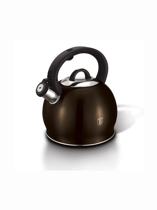 Berlinger Haus Metallic Line Kettle Stainless Steel Shiny Black Collection 3000ml