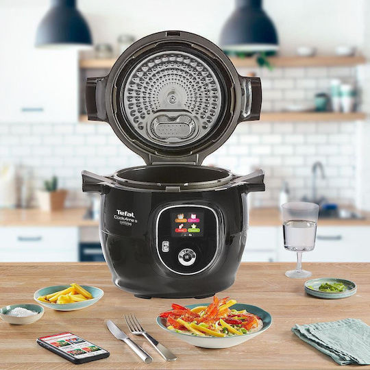 Tefal Cook4me Connect Multi-Function Cooker 6lt 1450W Black