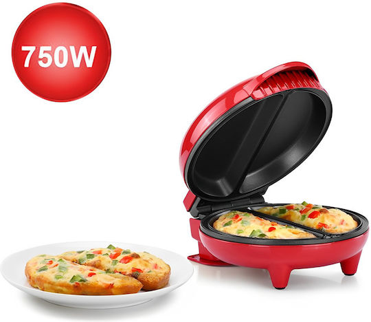 Hoomei Electric Omelette Maker 750W Red