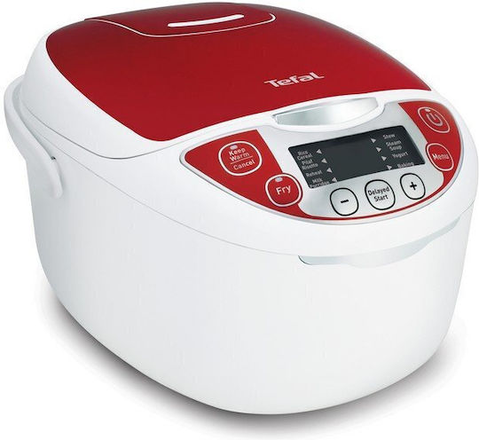 Tefal Fuzzy Logic Πολυμάγειρας 600W με Χωρητικότητα 5lt Λευκός