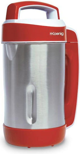 HKoenig Θερμομάγειρας 850W με Χωρητικότητα 1.1lt Κόκκινος