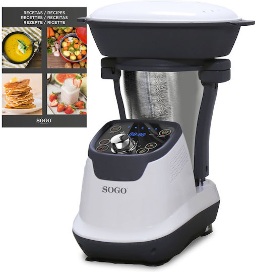 Sogo Πολυμάγειρας 800W με Χωρητικότητα 1.75lt Λευκός