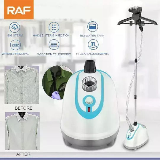 Raf R3039 Garment Steamer Hand 1800W with Tank 1.8lt Blue
