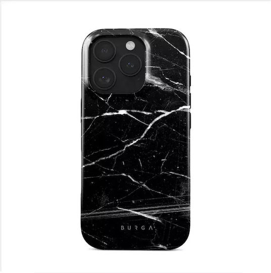 Burga Fashion Tough Back Cover Πλαστικό / Σιλικόνης Μαύρο (iPhone 16 Pro Max)