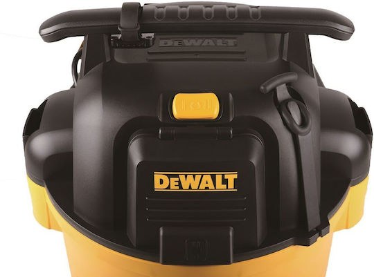 DEWALT Σκούπα Υγρών / Στερεών 1200W με Πλαστικό Κάδο 34lt