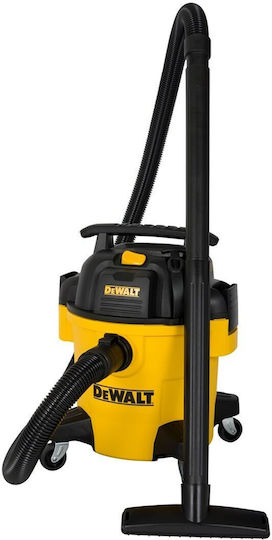 Dewalt Vacuum Wet / Dry 1050W with Plastic Bin 20lt