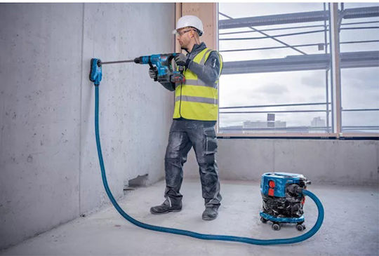 Bosch GAS 18V-12 MC Professional Επαναφορτιζόμενη Σκούπα Υγρών / Στερεών Χωρίς Φορτιστή και Μπαταρία με Πλαστικό Κάδο 12lt