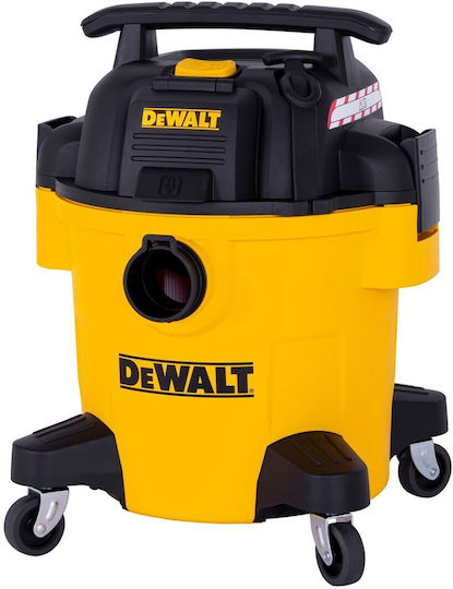 DEWALT Σκούπα Υγρών / Στερεών 1050W με Πλαστικό Κάδο 20lt