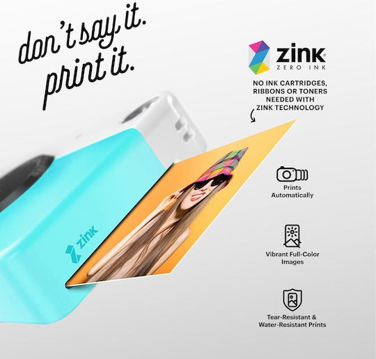 Kodak Printomatic Instant Φωτογραφική Μηχανή Blue