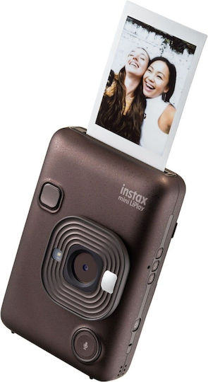 Fujifilm Instax Mini LiPlay Instant Φωτογραφική Μηχανή Brown