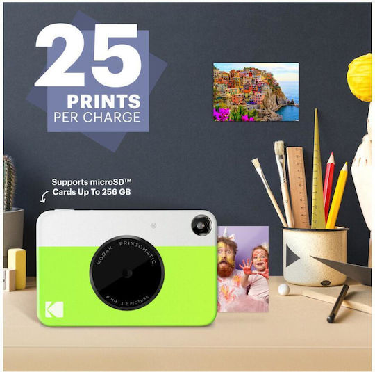 Kodak Printomatic Instant Camera Green