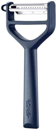 Opinel T-Duo Fruit & Vegetable Peeler/Cleaner with Blade Julienne made of Plastic Blue