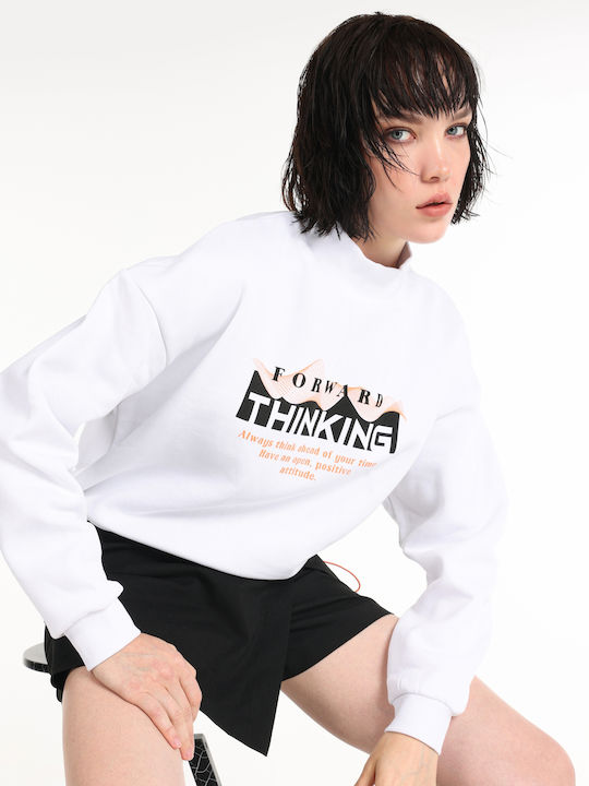Дамски Суитшърт Худи White