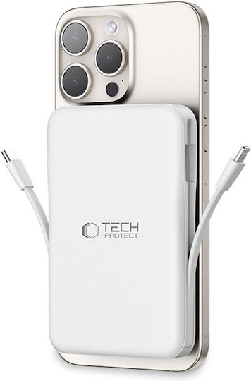 Tech-Protect PB31 Lifemag MagSafe Power Bank 10000mAh Λευκό