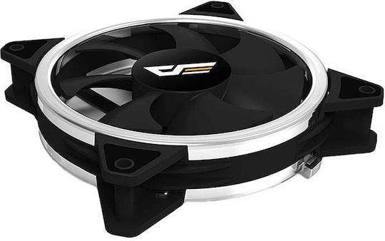 Darkflash DR12 Pro Case Fan 120mm 1200rpm 38cfm with ARGB Lighting and 4-Pin Molex Connection 5pcs