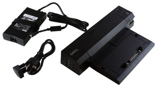 Dell Advanced E-Port USB-A Docking Station με DisplayPort Ethernet Μαύρο