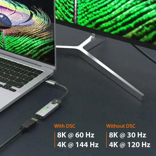 J5 Create JCA157-N 8K Adapter USB-C Docking Station με HDMI 4K Μαύρο