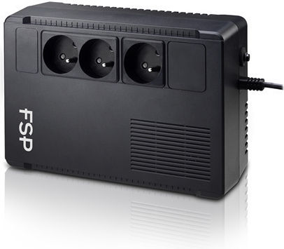 FSP/Fortron ECO800 Mini UPS (VI) Linie-interaktiv 800VA 480W mit 3 Schuko Steckdosen