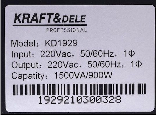 Kraft & Dele KD1929 UPS 1500VA 900W