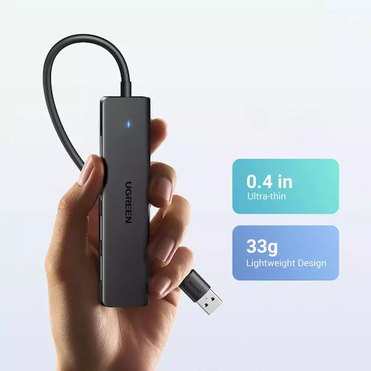 Ugreen Cm219 Hub 4 Porturi USB 2.0 cu Conectare USB-A