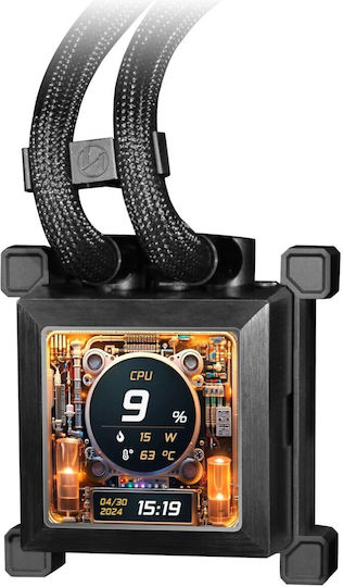 Lian Li Hydroshift LCD AIO Υδρόψυξη AIO CPU με 3 Ανεμιστήρες 120mm