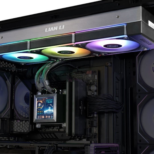Lian Li Hydroshift LCD 360 TL CPU Water Cooling Triple Fan 120mm for Socket AM4/AM5/1700