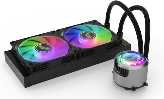 Valkyrie Jarn 240 ARGB Охлаждане AIO CPU с 2 Вентилатора 120mm