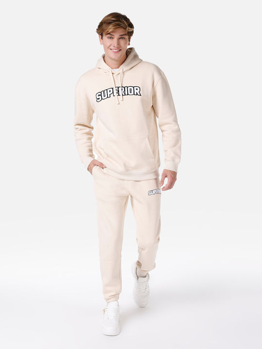 Παντελόνι Φόρμας με Λάστιχο Beige