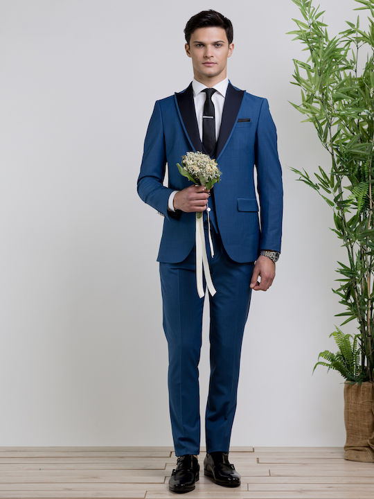 Men's Suit Slim Fit Blue