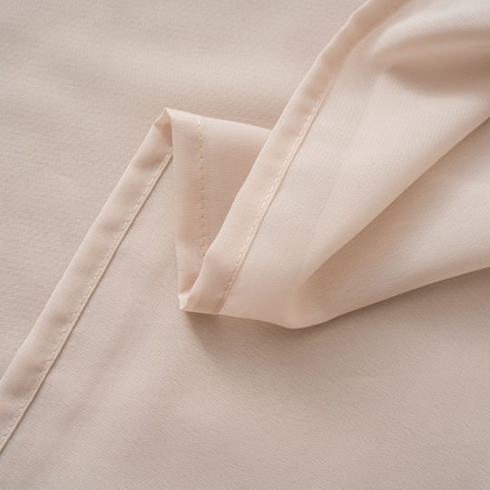 My Home Luxury Curtain With Pencil Pleat Beige 280x270cm
