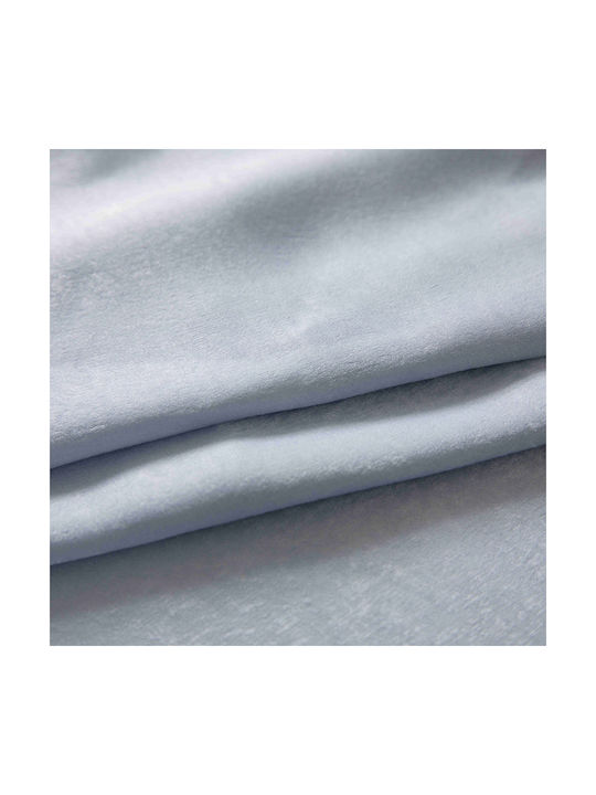 My Home Luxury Blue Grommet Curtain 280x270cm