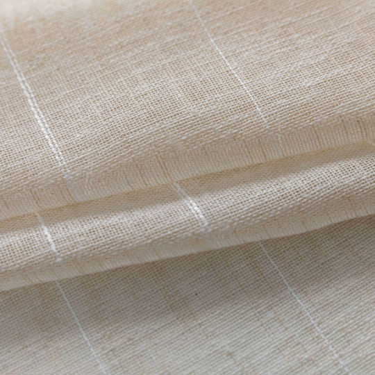 My Home Luxury Curtain With Pencil Pleat Lucktora Beige 270x290cm