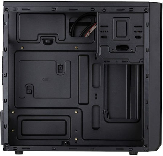 Akyga AK17BK Micro Tower Κουτί Υπολογιστή Μαύρο