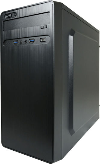 LC-Power 2017MB Micro Tower Κουτί Υπολογιστή Μαύρο