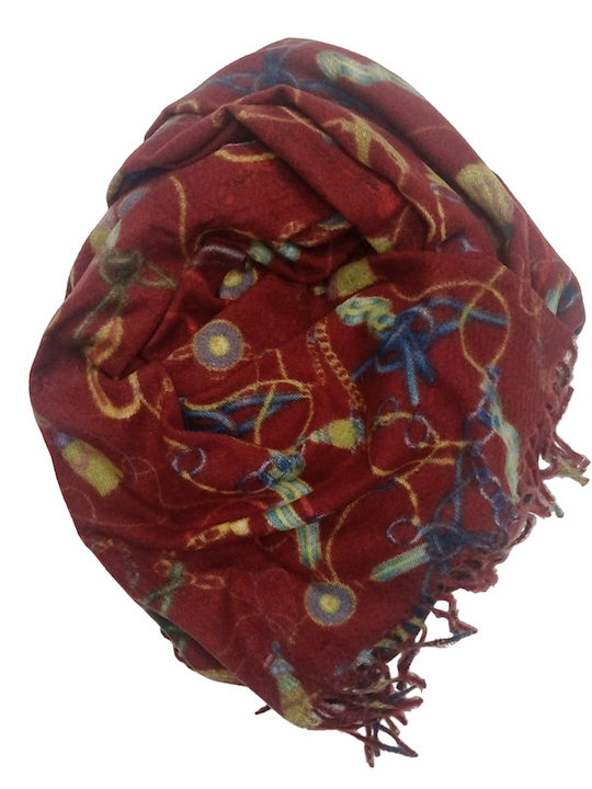 Mdl Women's Scarf Burgundy