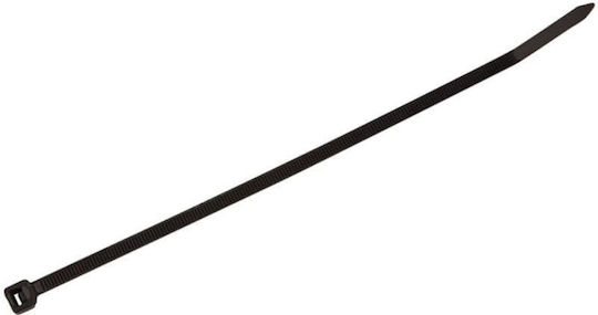 Cabletech Kunststoff Kabelbinder 200mmx3.6mm in Schwarz Farbe (100 Stück) DM-0046-20