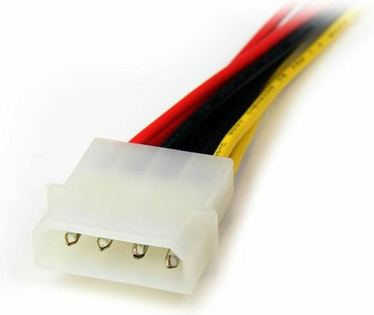StarTech Pyo2lp4lsata 12 Lp4 2x 15-Pin Sata - Molex cu 4 pini Cablu 0.3m Multicolor (PYO2LP4SATA)