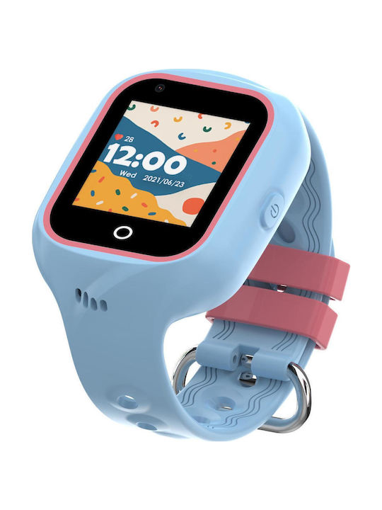 Bemi Kids Digital Watch with GPS and Rubber/Plastic Strap Blue